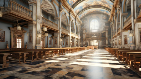 Interior of the Churchの素材