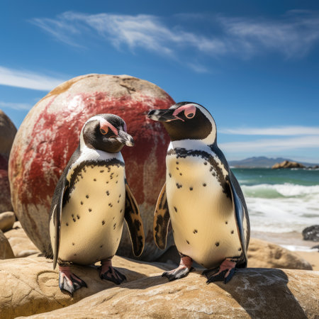 African penguinsの素材