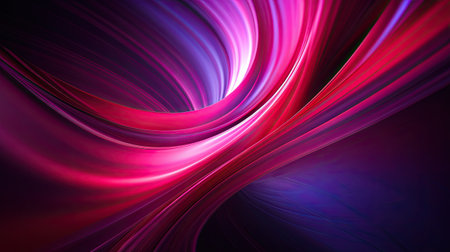 abstract background with smooth lines in pink and purple colorsの素材