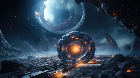 Fantasy alien planet.の素材