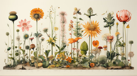 Vintage Flowersの素材