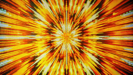 abstract  orange   color   background with motion blurの素材