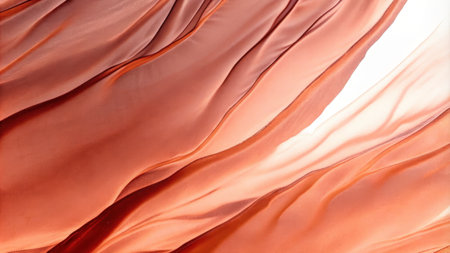 Close-up of Red Sandstone Rock Formations in Natural Lightの素材