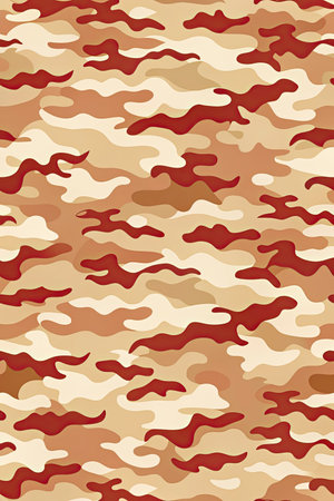 Camouflage background. Seamless pattern. Vector illustration.の素材