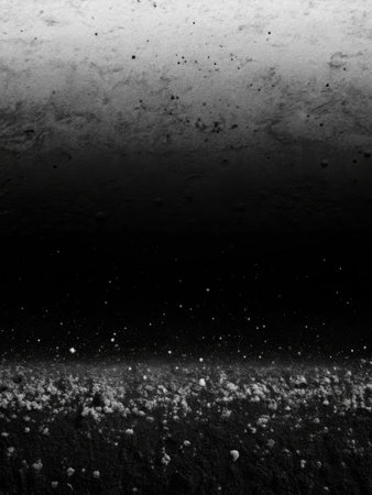 Grunge black and white background with space for text or imageの素材