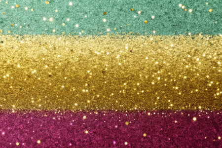 golden glitter texture christmas abstract background with some smooth lines in itの素材