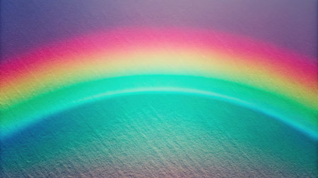 rainbow on the wall, abstract background, rainbow in the skyの素材