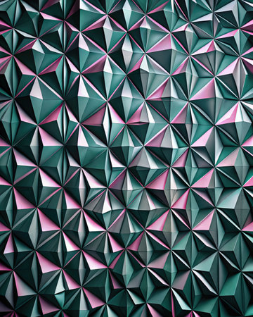 Abstract geometric background. Triangular low poly style.の素材