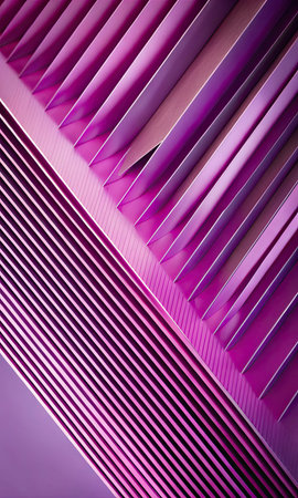 Purple abstract background with diagonal stripes.の素材