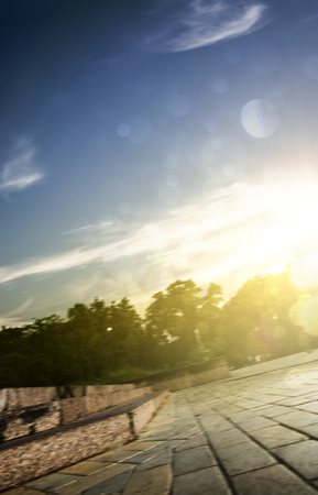 Urban background for bmx skate parkour etcの写真素材