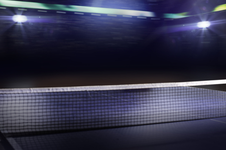 tennis background 3d renderの写真素材