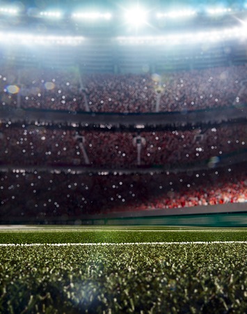 Grand multisport arena background 3d render with spectatorsの写真素材
