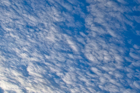 Clouds in the blue sky