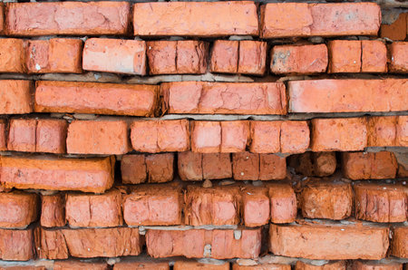 old crumbling brick walls