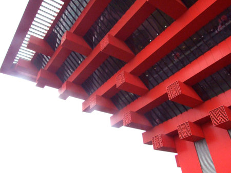 corner chinese pavilion