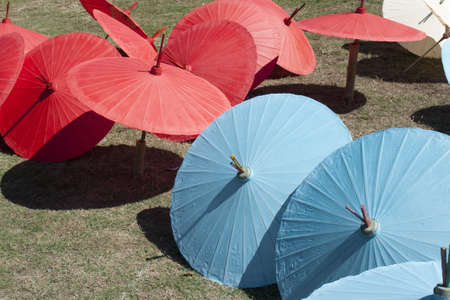 Paper umbrellaの写真素材
