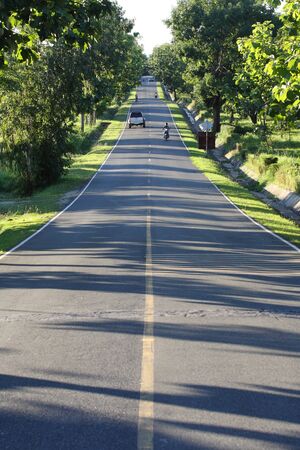Asia country roadの写真素材