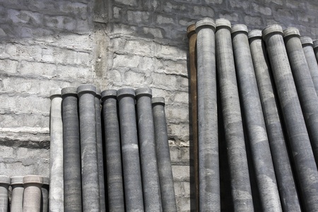 Asbestos pipeの写真素材