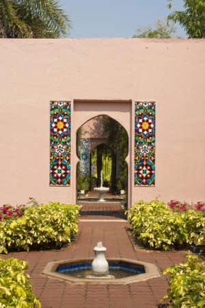Moroccan gardenの写真素材