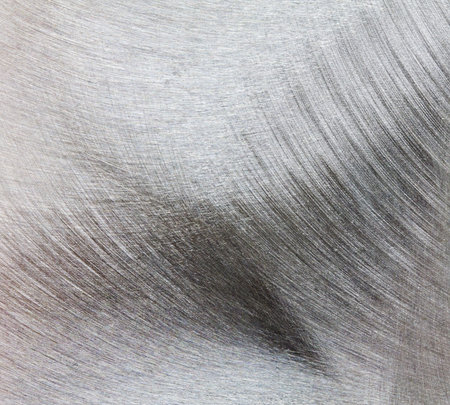 Scratched aluminum metal plate