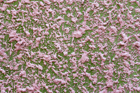 Pink color texture on concrete wall の写真素材