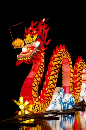 Chinese dragon lanternの写真素材