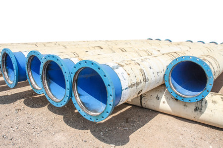 Metal pipe for water city supply