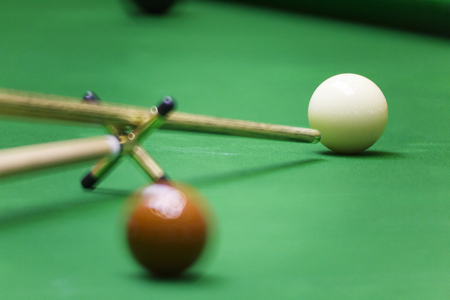 Res stick on snooker gameの写真素材