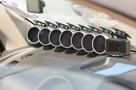 Car racing gauges