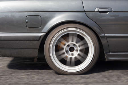 Car running on the road.の写真素材