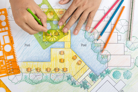 Landscape Architect Design hotel resort plan