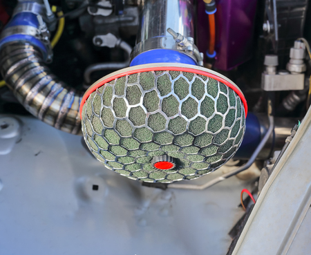 Race car air filterの写真素材