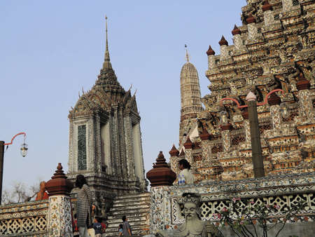 Wat Arun, The Temple of Dawn, Bangkok, Thailand の写真素材