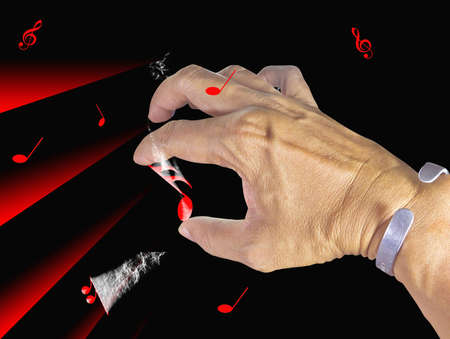 music score , be my friend の写真素材