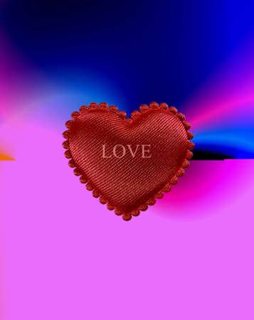 red heart の写真素材