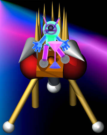 3d abstract backgroundの写真素材