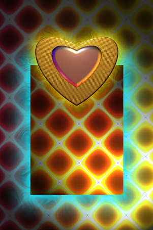  heart Colorful surface. abstract background space for text の写真素材