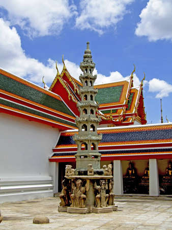Wat pho Bangkok, Thailandの写真素材