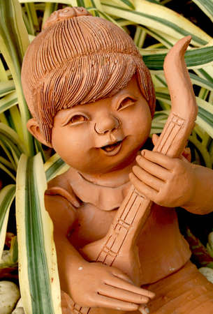 Doll clay Thai folk art の写真素材