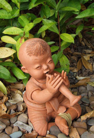 Doll clay Thai folk art の写真素材