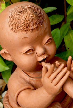 Doll clay Thai folk art の写真素材