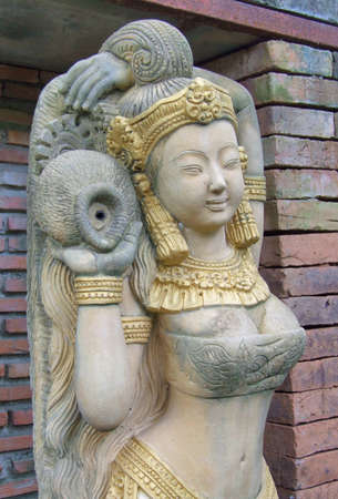 Ancient Terracotta Womanの写真素材