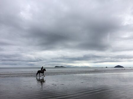 Lone rider by seasideの素材