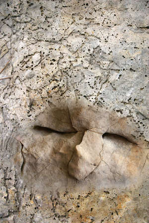 Stone faceの写真素材