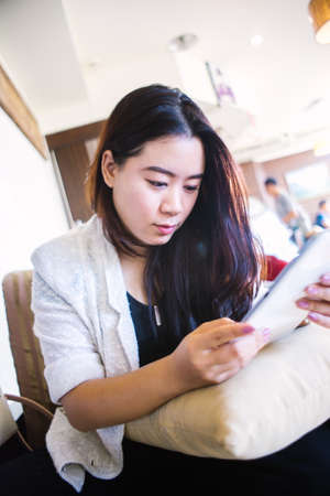 smart business woman with tabletの写真素材