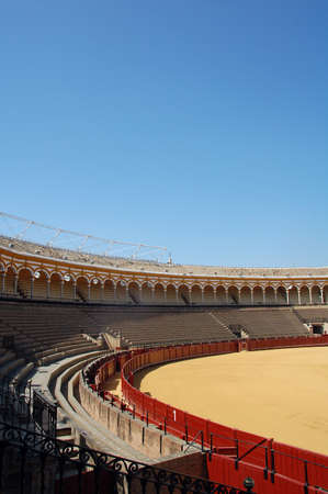Beautiful bullfight arena in Spain.の写真素材