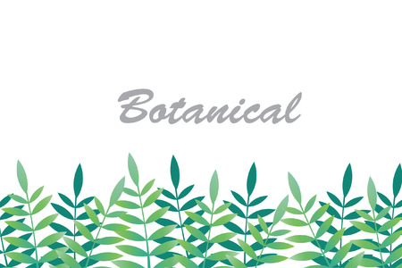 botanical tropical background vector.のイラスト素材