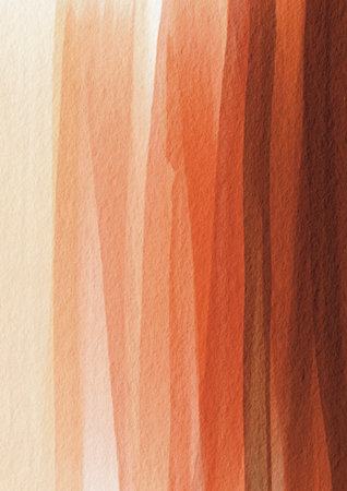 Red and brick brown brush stroke on paper for decoration on Autumn and rustic style.の写真素材