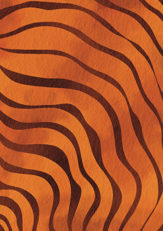 Abstract surface of wood brown , orange and red watercolor background illustration for decoration on nature and primitive art concept.の写真素材