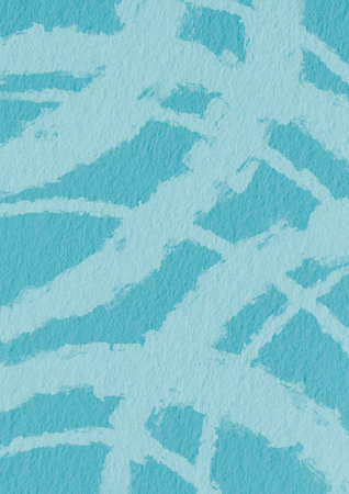 Light blue line on sky blue on paper illustration for decoration on clean, water and ocean concept.の写真素材